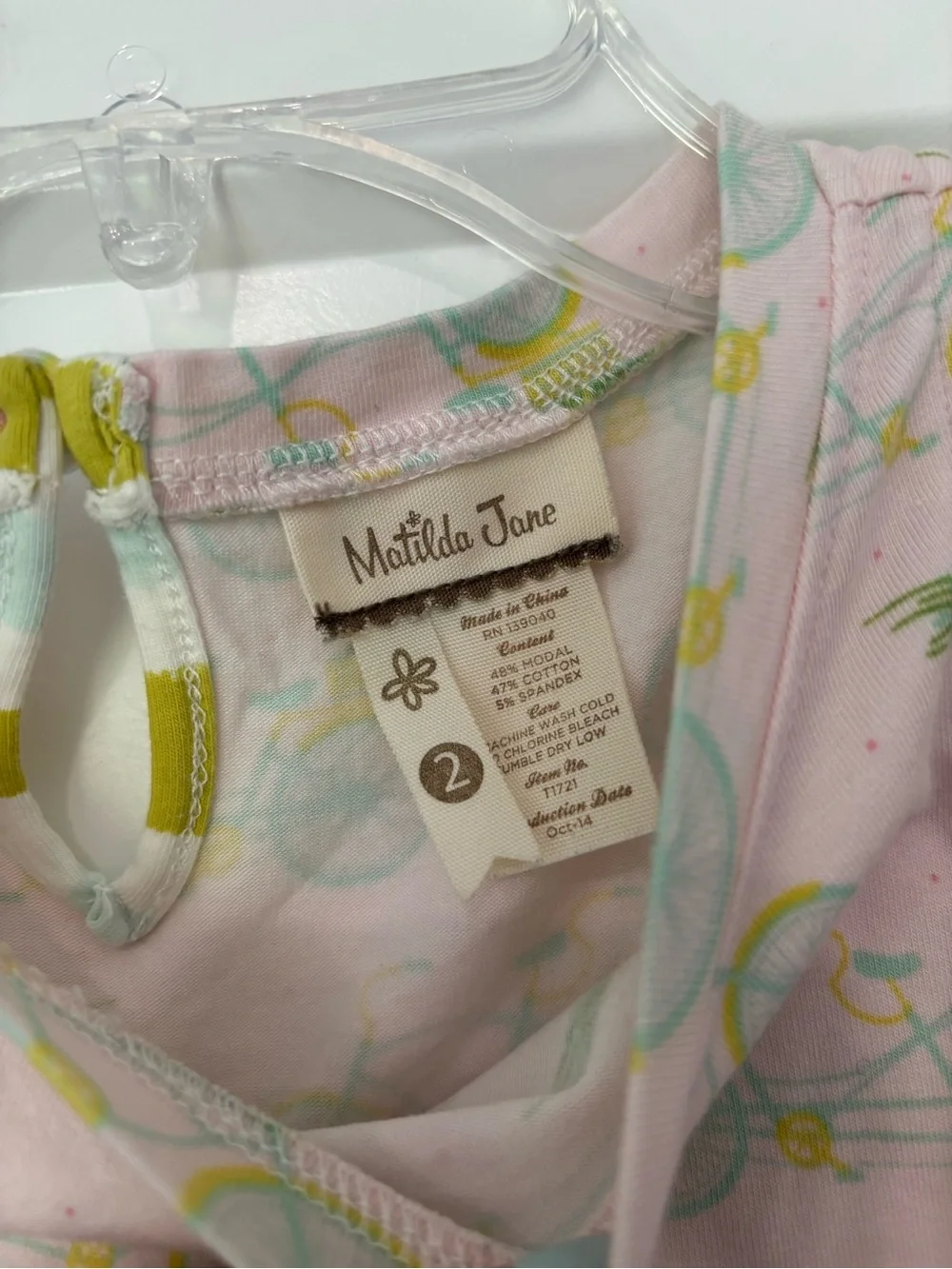 Matilda Jane Easy Breezy Ruffle Sleeve Modal Top with Spring Forward leggings